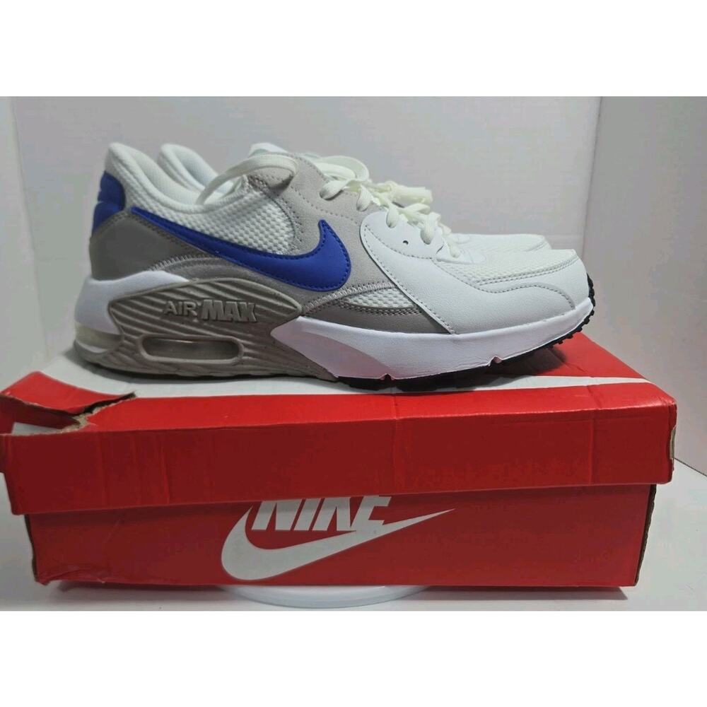 Nike Air Max Excee Shoes Summit White Racer Blue FZ5486-101 Men's Size 10 US